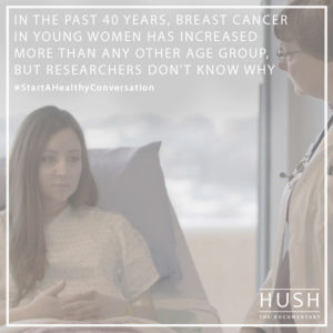 In the past 40 years, breast cancer in young women has increased more than any other age group, but researchers don't know why.